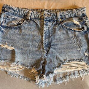 Wild Fable Distressed Jean Shorts Size 16